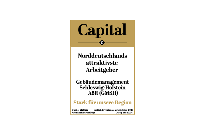 Logo Capital, Kiels attraktivste Arbeitgeber 2023.